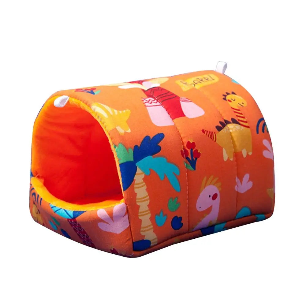 Hamster Nest Winter Warm Soft Mat Hangable Hamster House Small Animal Sleeping Bed Mini Pet Rabbit Squirrel Nest Guinea Pig Nest