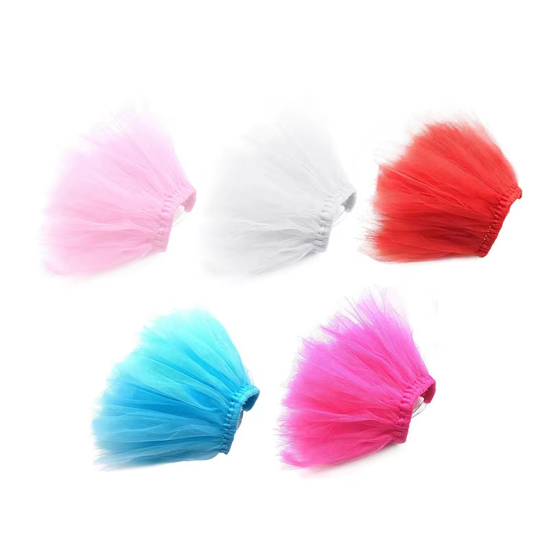 5 Color New Dog Tutu Skirt Princess Cat'S Pet Dress Soft Tulle Cosplay Bulldog Dress Summer Puppy Dress for Small Pet